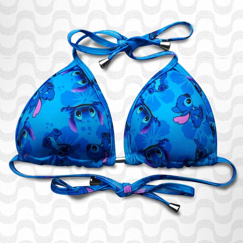 Biquíni Stitch: Conforto e Estilo Praia ☀️