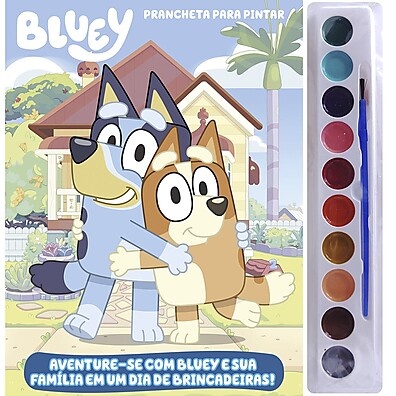 Prancheta Bluey: Diversão e Cores para Criativos!