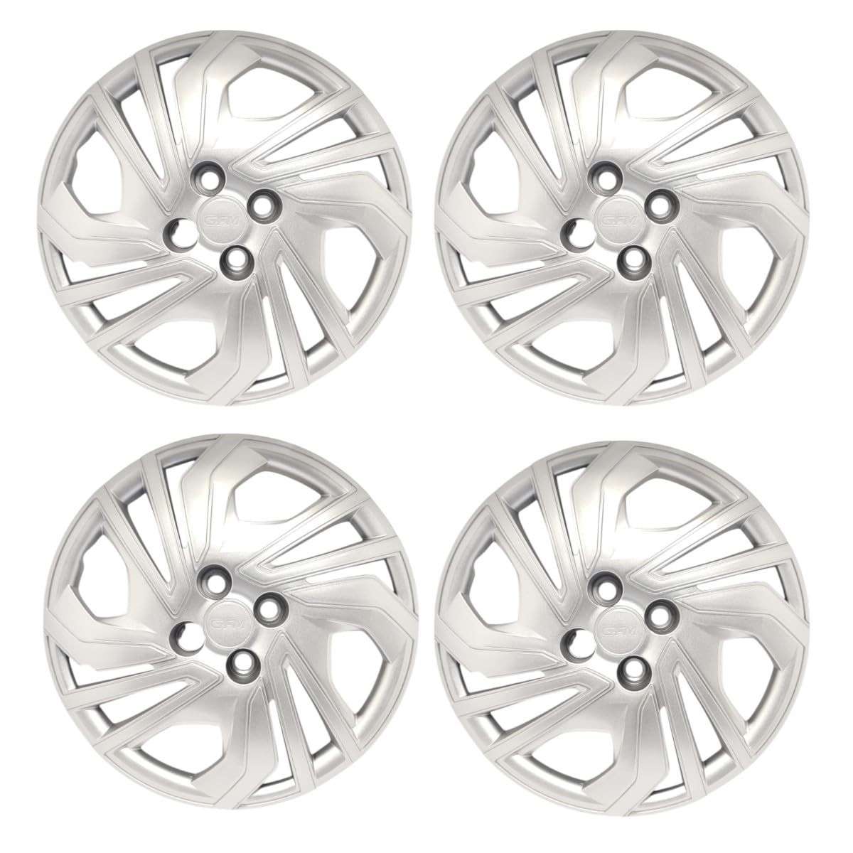 Kit 4 Calotas Aro 15 Prata - Onix 2023 2024 (Cubo Alto)