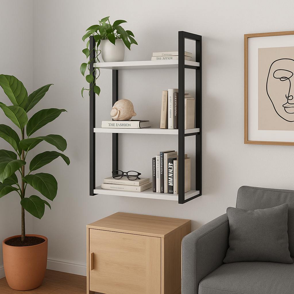 Prateleira Industrial 3 Andares: Decore e Organize Seu Espaço