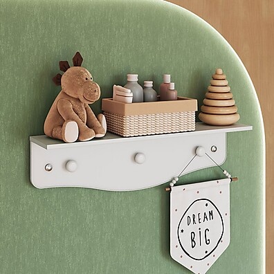 Prateleira Infantil Encanto: Organize com Estilo!