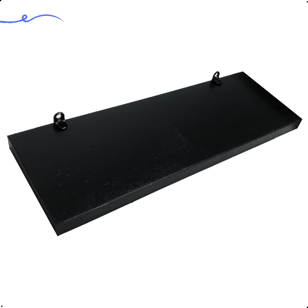 Prateleira Preta 30x10 Flutuante – Organize e Decore com Estilo