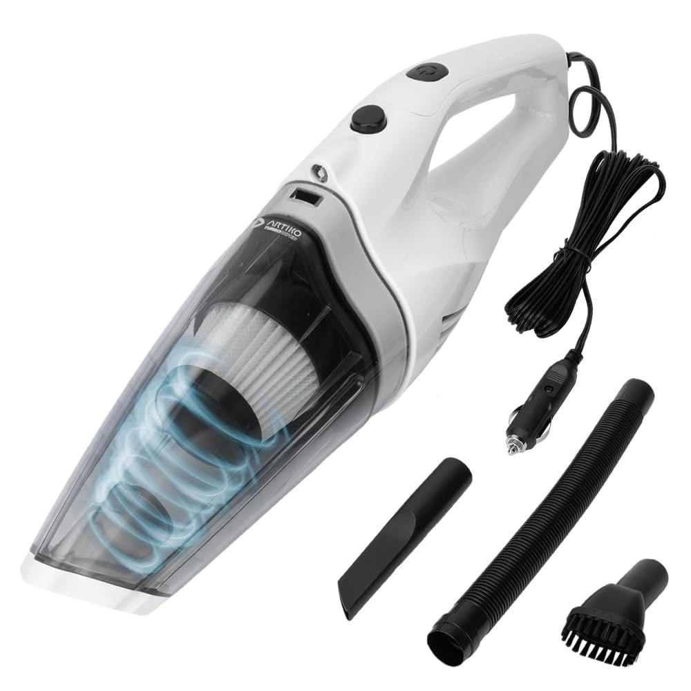 Aspirador de Pó Automotivo Artiko Turbo Wiper 100W: Limpeza Potente e Prática para Seu Carro!