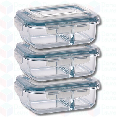 Marmitas Herméticas 640ml: Leve Comida Caseira com Praticidade!