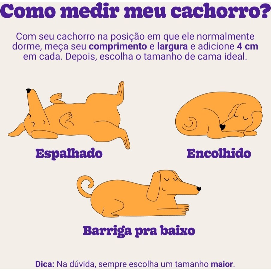 Cama Pet Lavável Porte Médio 10kg - Conforto e Praticidade