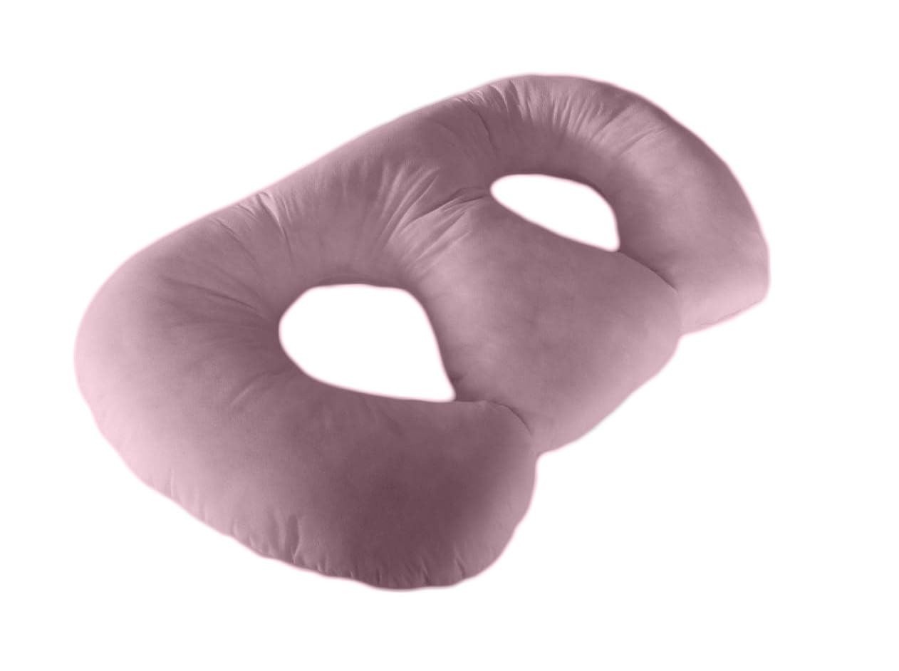 Almofada de Amamentação para Gêmeos Happy Line Rosa - Conforto e Praticidade em Um Só Produto