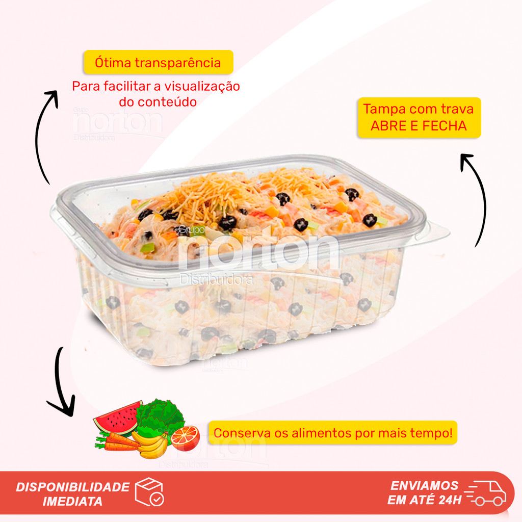 Potes 350ml: Freezer, Microondas e Praticidade!