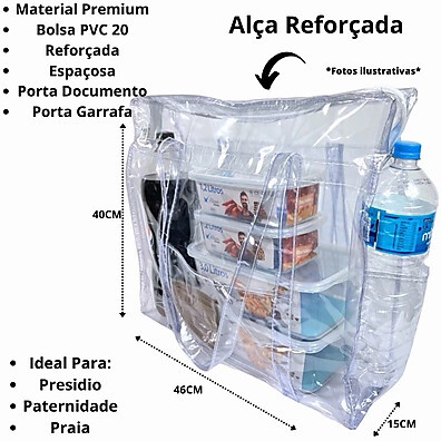Bolsa Transparente Jumbo: Segurança e Praticidade