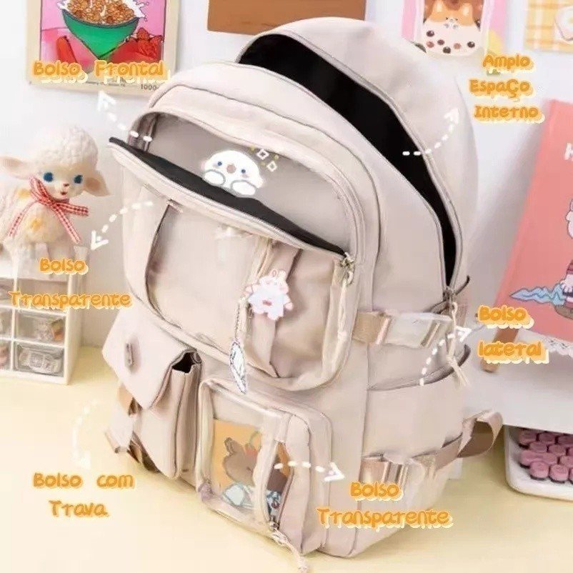 Mochila Feminina Coreana: Estilo & Praticidade
