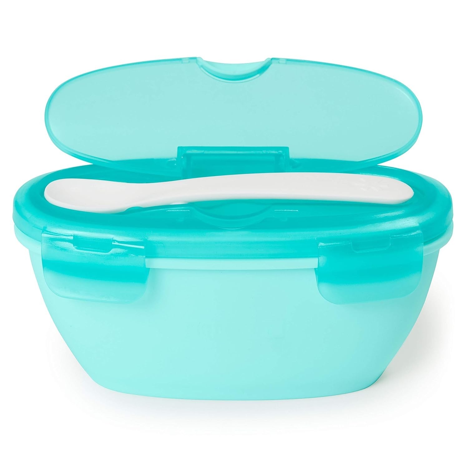 Kit Alimentação Bowl e Colher Azul Easy-Serve Skip Hop - Praticidade na Alimentação do Bebê