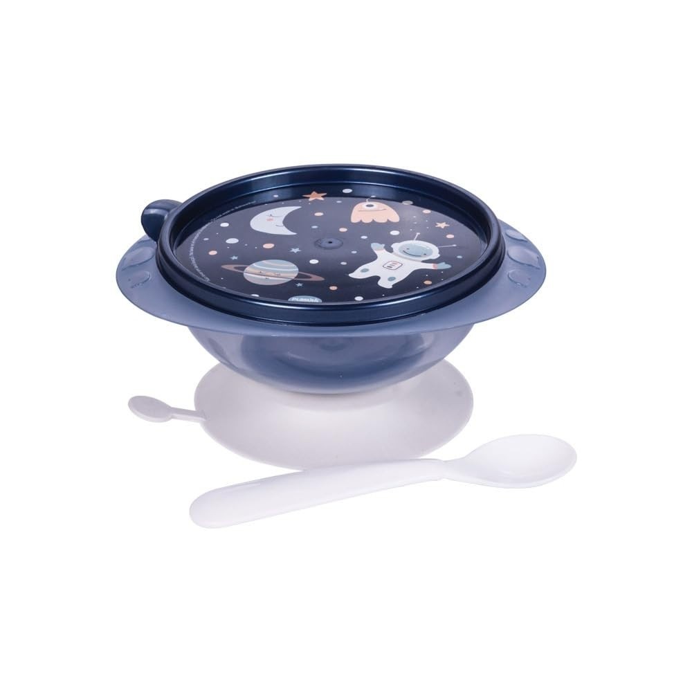 Kit Introdução Alimentar Astronauta Baby 6 Peças - Seguro, Prático e Divertido