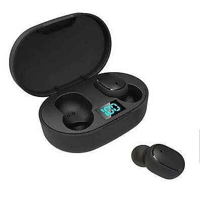 Fone E6S Bluetooth com Tela – Som Livre e Prático