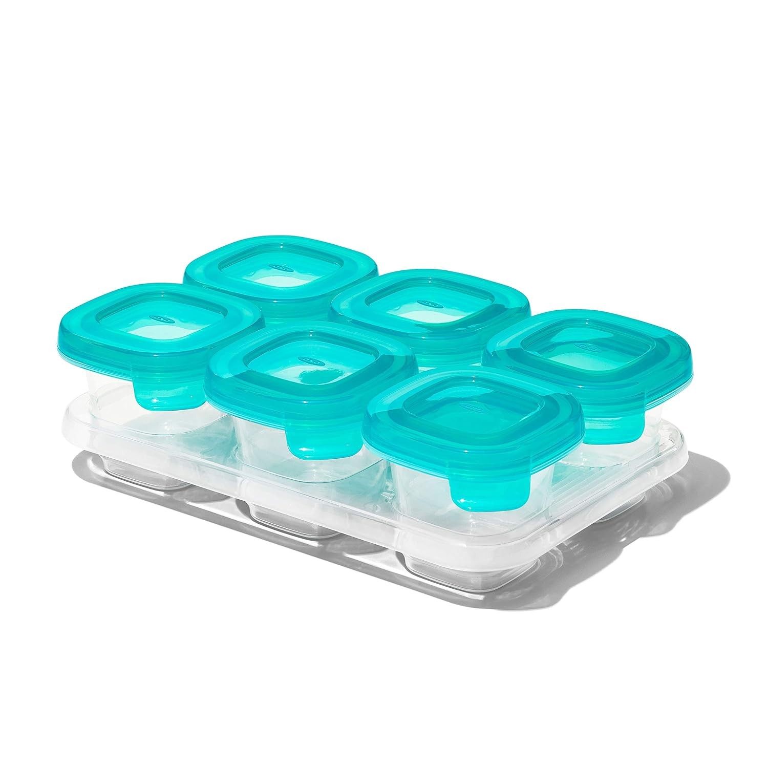 OXO Tot Blocos de Silicone para Bebês - Armazenamento Seguro e Prático