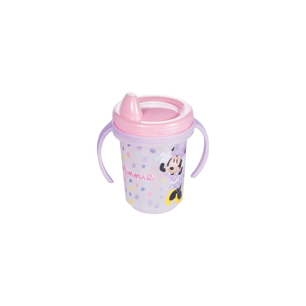 Copo de Treinamento Minnie 330ml - Plasutil | Seguro, Prático e Divertido para Bebês