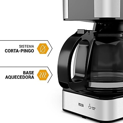 Cafeteira Philco Inox: 20 Cafés Práticos ☕