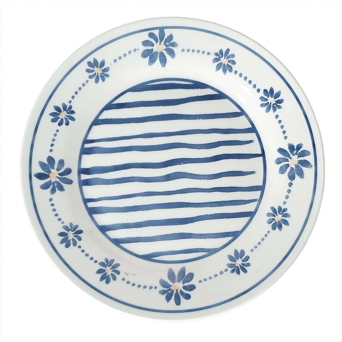 Prato para Sobremesa Margaridas em Cerâmica 18cm - Biona | Elegância e Versatilidade na Sua Mesa