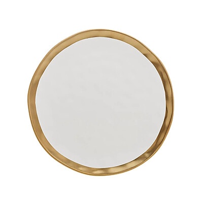 Prato de Sobremesa Dubai Luxo 21cm Wolff Dourado - Elegância Premium