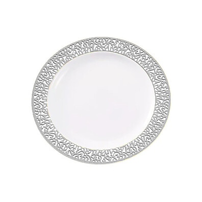 Prato Descartável Premium Prata 19cm: Elegância na Sua Festa