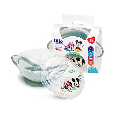 Prato Infantil Disney Lillo: Refeição Sem Bagunça!
