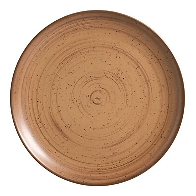Prato Raso Cerâmica 29cm Kya Terracota – Elegância na Mesa