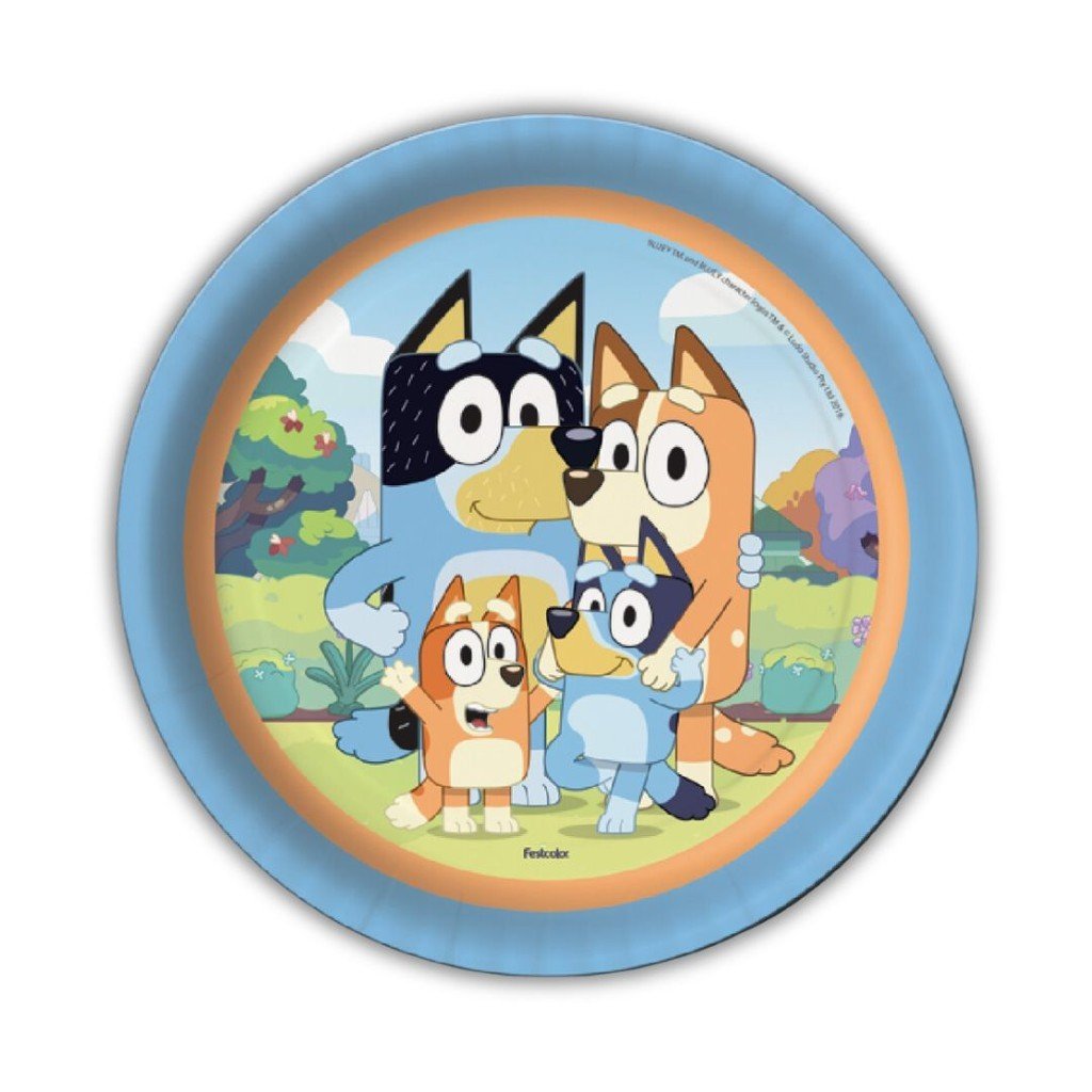 Pratos Bluey Festcolor: Festa Infantil Perfeita!