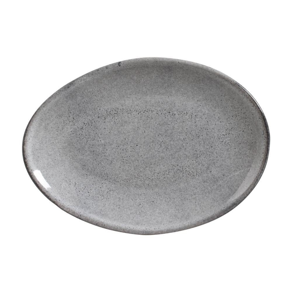 Conjunto com 6 Pratos de Sobremesa Oval Porto Brasil - Design Orgânico Dust