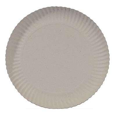 Pratos de Papelão 19cm: Pacote com 100 Unidades