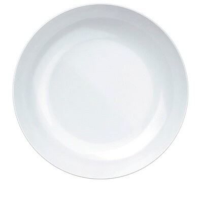 Pratos Fundos Nadir Opaline Blanc: Elegância em 24 Peças