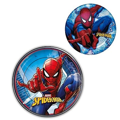 Pratos Homem-Aranha Regina 18cm: Festa Incrível!