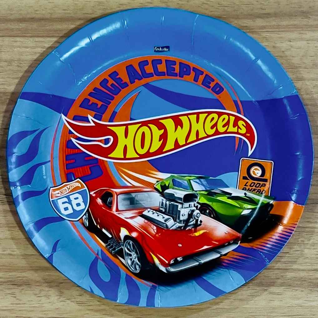 Pratos Hot Wheels: Festa Radical!