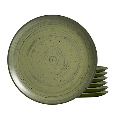 Pratos Rasos Cerâmica 29cm: Elegância Rustica