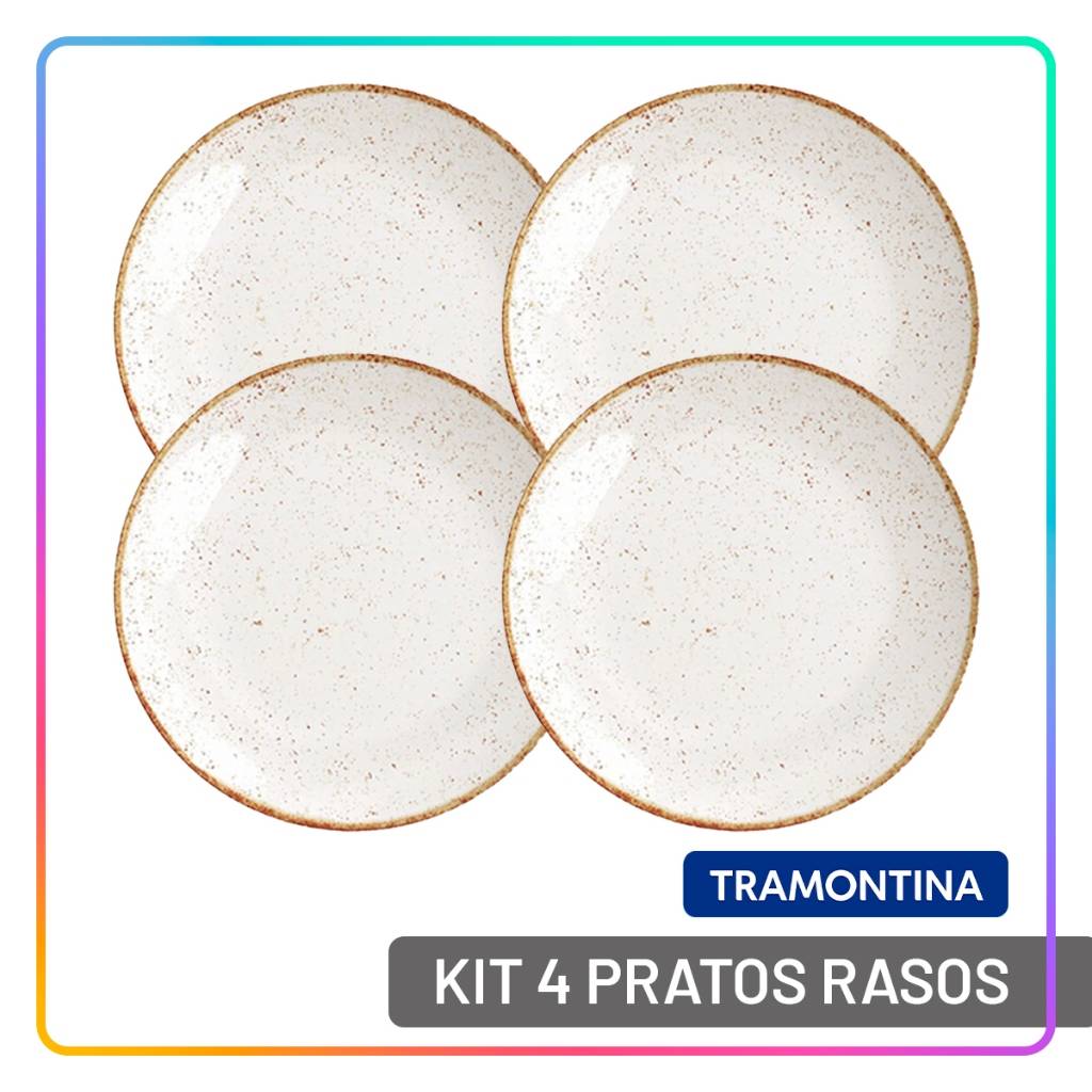 Pratos Rasos Tramontina Rústico: Elegância à Mesa