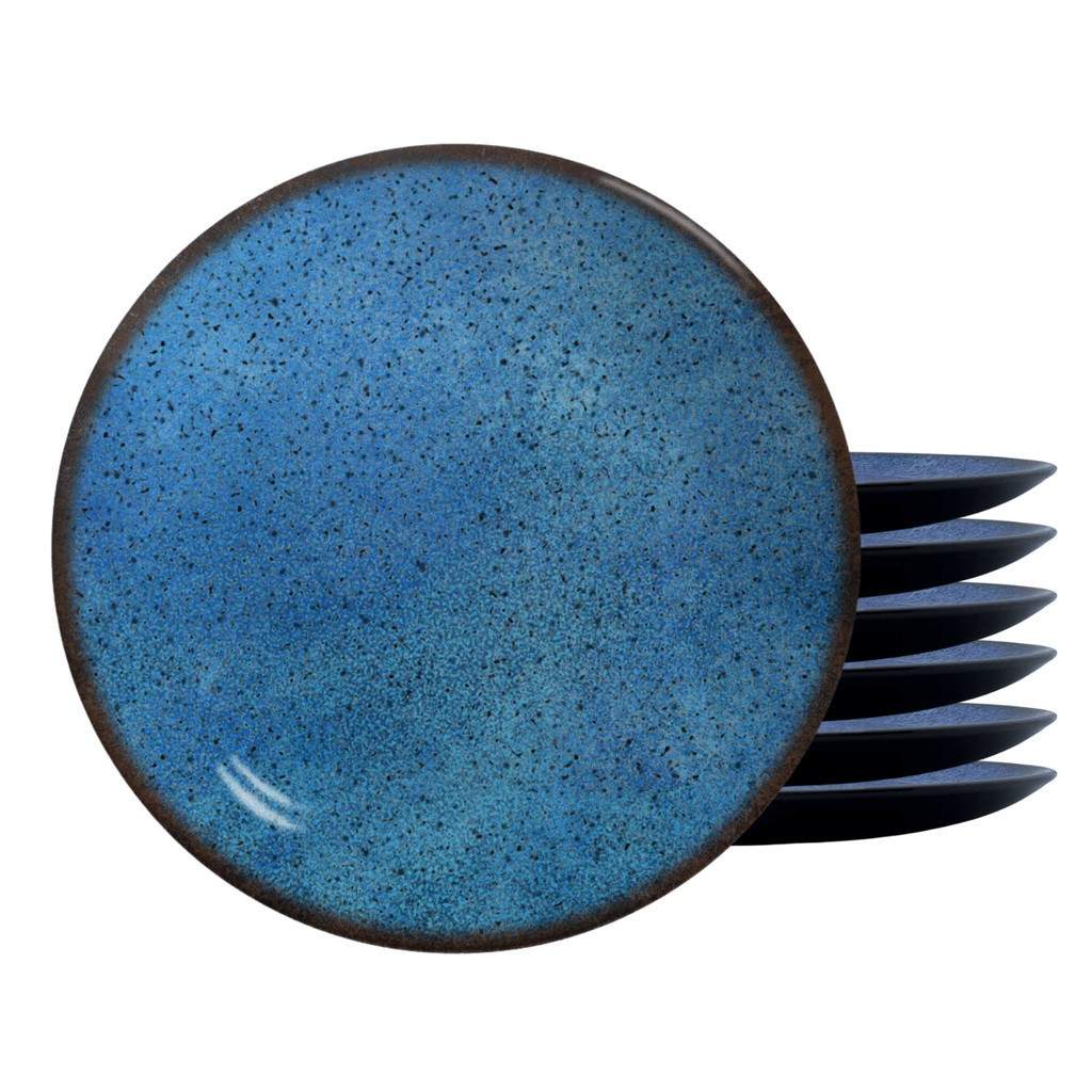 Pratos Sobremesa Alleanza Azul: Elegância à Mesa!