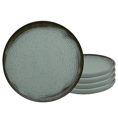 Pratos Sobremesa Oxford Flat Pacífico: Elegância Rústica