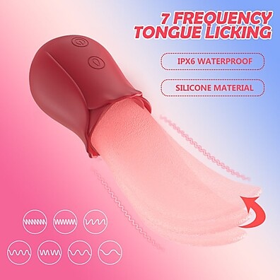 Vibrador de Língua Realista: 10 Modos de Prazer