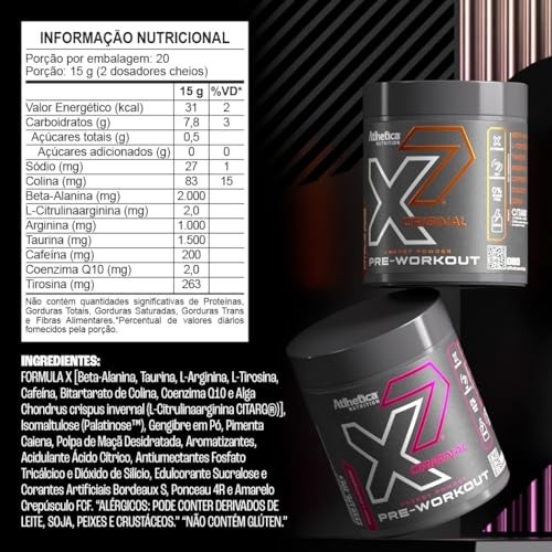 X7 Original Pre-Workout (300g), Pink Lemonade