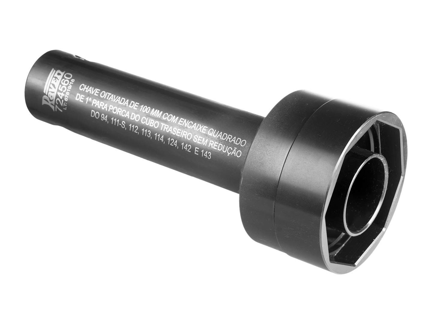 Chave Oitavada 100mm RAVEN 724560 para Cubo Traseiro Scania - Precisão e Durabilidade
