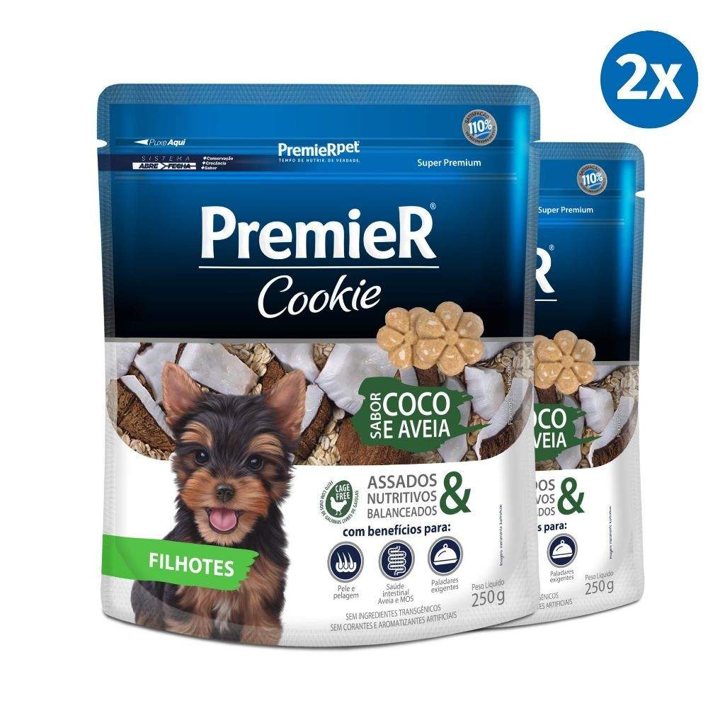 Premier Cookies Filhote: Sabor e Nutrição!