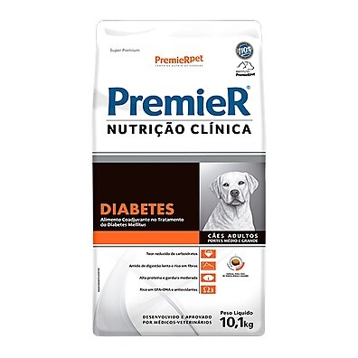 Premier Diabetes: Nutrição Clínica para Cães