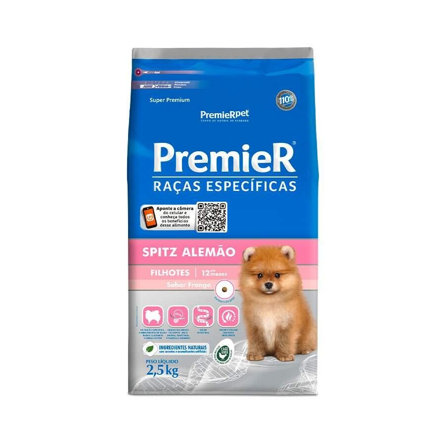 Premier Filhote Spitz: Nutrição Premium 🐶