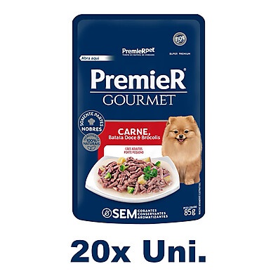 Premier Gourmet Cães: Sabor Irresistível!