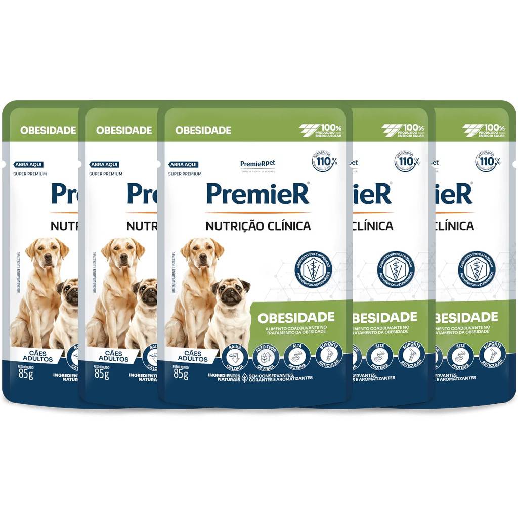 Premier Obesidade Sachê Cães: Ajude Seu Cão a Emagrecer!