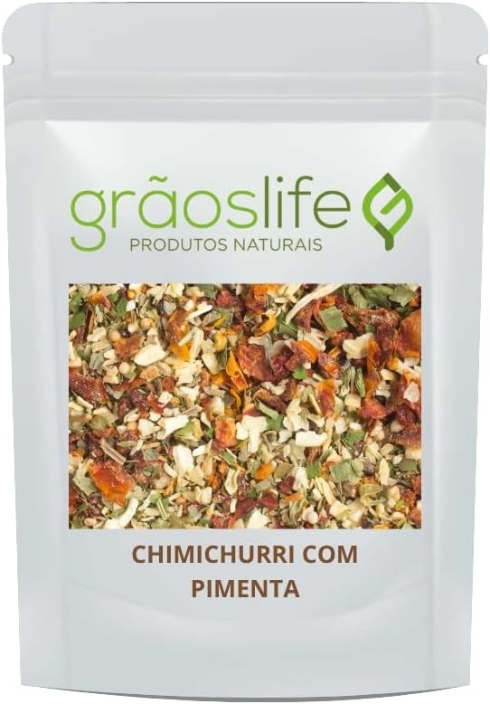 Tempero Chimichurri com Pimenta Premium 1kg - Grãos Life