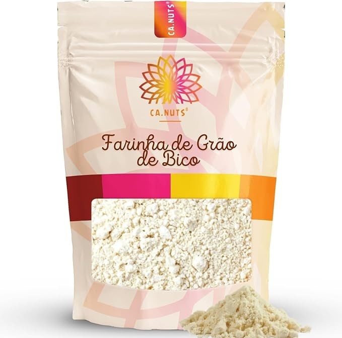 Farinha de Grão de Bico Premium | Marca Ca.Nuts (2 Kg)