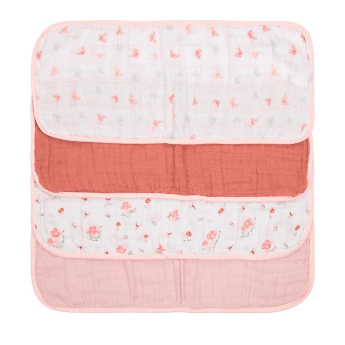 Paninho de Ombro Soft Premium Papi Baby 50cm x 22cm - 4 Unidades em Algodão Macio