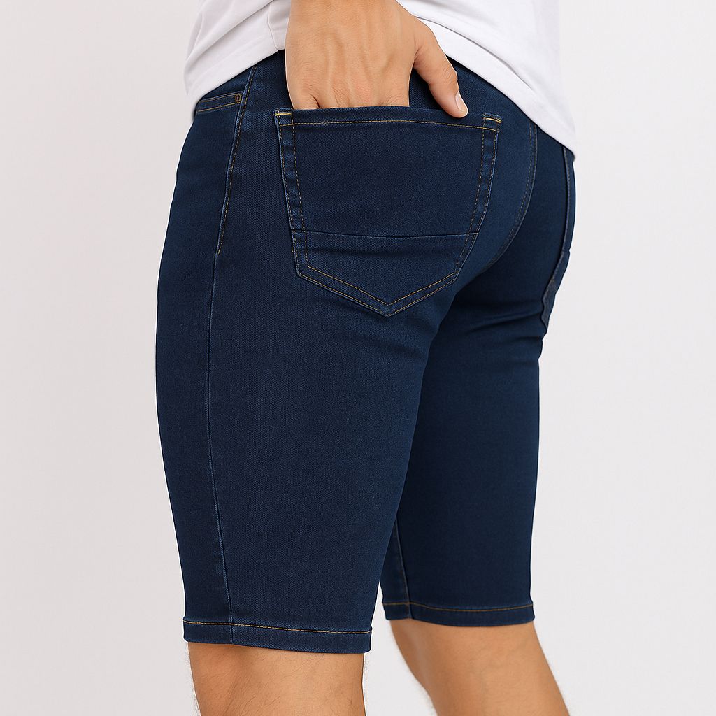 Bermudas Jeans Masculinas: Kit 3 Premium 🥇