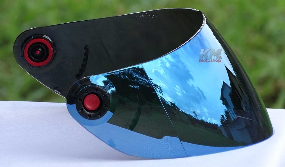 Viseira Azul Iridium para Capacete Shark S600/S650/S700/S800/S900/Openline - Estilo e Proteção Premium