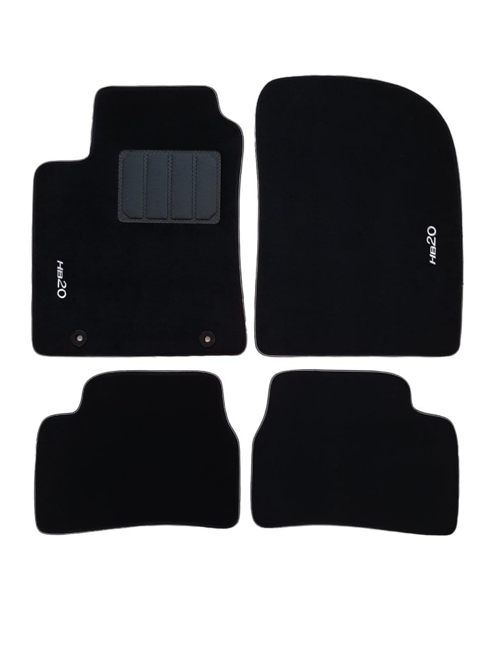 Tapete Personalizado Hyundai HB20 2013-2015: Carpete 5mm Premium