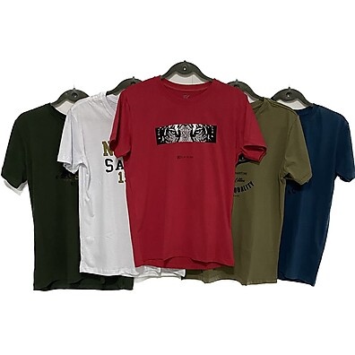Camisetas Plus Size Masculinas: Kit 5 Algodão Premium