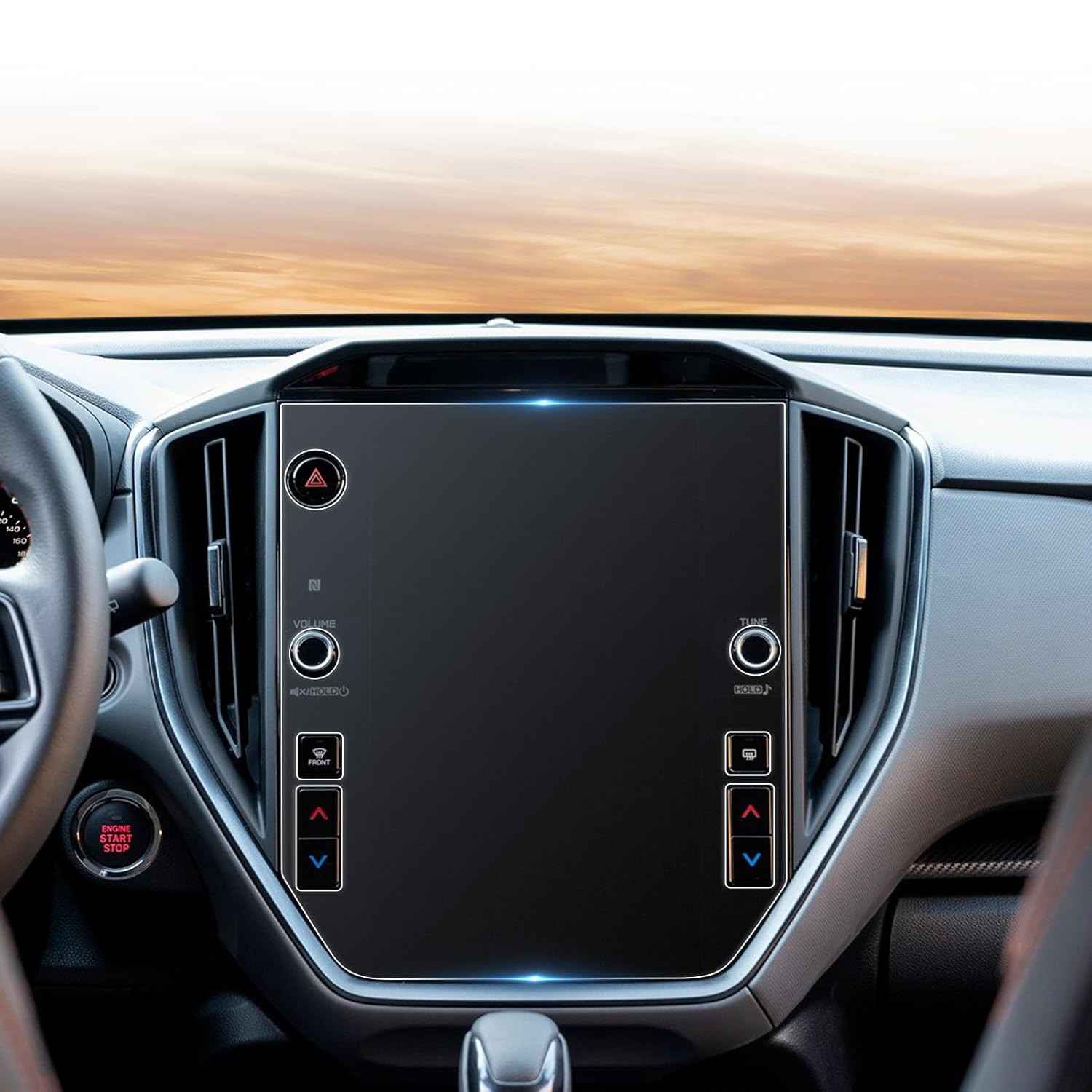 Protetor de Tela Fosco CDEFG para Subaru Ascent 2023-2025: Antirreflexo e Proteção Premium